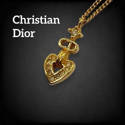 dior necklace price free shipping|christian Dior heart necklace.